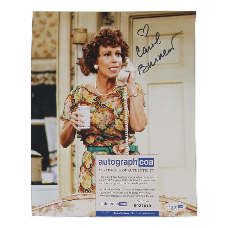 Carol Burnett Signed "Mama's Family" 8x10 Photo (ACOA) at PristineAuction.com Carol Burnett Signed "Mama's Family" 8x10 Photo (ACOA) at PristineAuction.com
