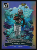 De'Von Achane 2025 Donruss Downtown! Oversize #10 at PristineAuction.com
