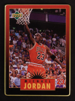 Michael Jordan 1996 Upper Deck Jordan Metal Red Black #2 at PristineAuction.com