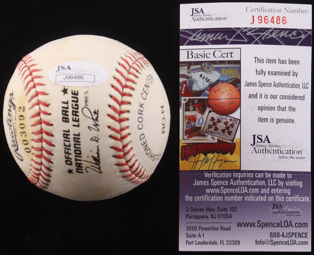 Billy Williams Signed ONL Baseball in Display Case with Cubs Logo Pin (PSA) at PristineAuction.com Billy Williams Signed ONL Baseball in Display Case with Cubs Logo Pin (PSA) at PristineAuction.com