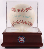 Billy Williams Signed ONL Baseball in Display Case with Cubs Logo Pin (PSA) at PristineAuction.com