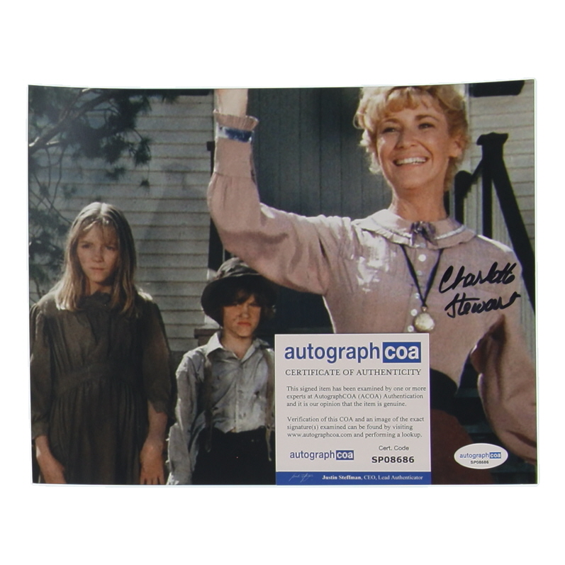 Charlotte Stewart Signed "Little House on the Prairie" 8x10 Photo (ACOA) at PristineAuction.com Charlotte Stewart Signed "Little House on the Prairie" 8x10 Photo (ACOA) at PristineAuction.com