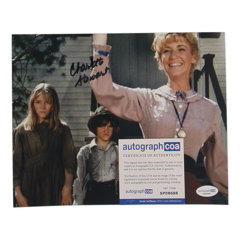 Charlotte Stewart Signed "Little House on the Prairie" 8x10 Photo (ACOA) at PristineAuction.com Charlotte Stewart Signed "Little House on the Prairie" 8x10 Photo (ACOA) at PristineAuction.com