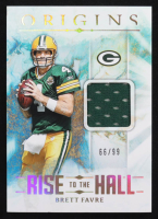 Brett Favre 2024 Panini Origins Rise to the Hall Jerseys #12 #66/99 at PristineAuction.com