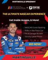 EXCLUSIVE Martinsville Speedway EVIP Experience for Two | Ridgeway (March 28&ndash;30, 2026) at PristineAuction.com