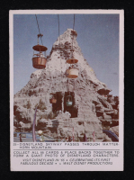 1965 Donruss Disneyland Puzzle Backs #35 Disneyland Skyway Passes Through at PristineAuction.com