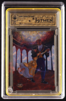 Kobe Bryant "Daddy Daughter Dance" The Case Hitmen Custom Art Card DDD-15 Cracked Ice #174 #1/1 with (2) Custom Coins & Display Box at PristineAuction.com