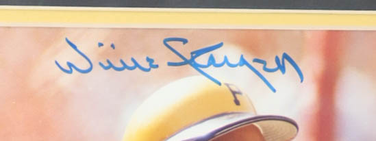 Willie Stargell Signed Pirates Custom Framed Matted Photo Display (Mounted Memories) at PristineAuction.com Willie Stargell Signed Pirates Custom Framed Matted Photo Display (Mounted Memories) at PristineAuction.com