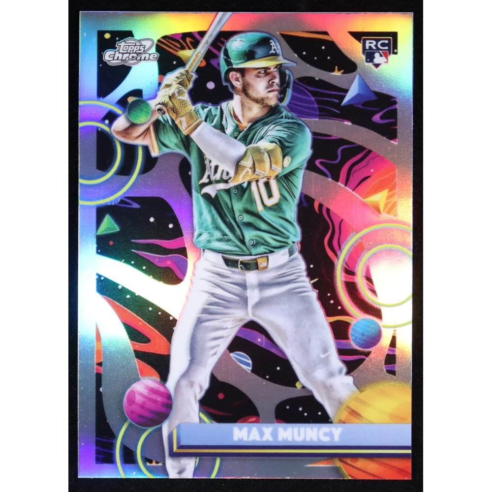 Max Muncy 2025 Topps Cosmic Chrome Refractor #40 RC at PristineAuction.com