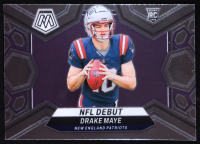 Drake Maye 2024 Panini Mosaic #273 DEB RC at PristineAuction.com