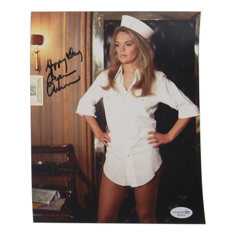 Dyan Cannon Signed "The Last of Sheila" 8x10 Photo Inscribed "Happy Day" (ACOA) at PristineAuction.com Dyan Cannon Signed "The Last of Sheila" 8x10 Photo Inscribed "Happy Day" (ACOA) at PristineAuction.com