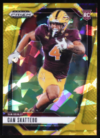 Cam Skattebo 2025 Panini Prizm Draft Picks Prizms Gold Ice #9 RC at PristineAuction.com