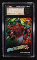 Corbin Carroll 2025 Topps Chrome Logofractor Future Stars #FS16 (CGC 10 | Pristine Black Label) at PristineAuction.com
