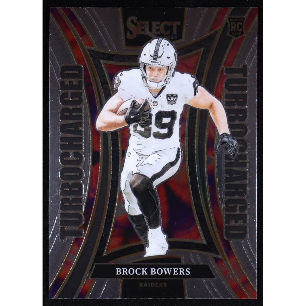 Brock Bowers 2024 Panini Select Turbocharged #6 RC at PristineAuction.com