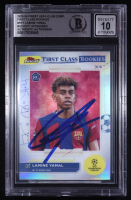 Lamine Yamal Signed 2023-24 Finest UEFA Club Comp. First Class Rookies #FR1 (BGS | Auto 10) at PristineAuction.com