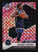 Anthony Edwards 2020-21 Panini Mosaic Mosaic Camo Pink #261 RC at PristineAuction.com