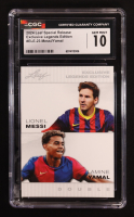 Lionel Messi / Lamine Yamal 2024 Leaf Metal Special Release Exclusive Legends Edition #ELE23 (CGC 10) at PristineAuction.com