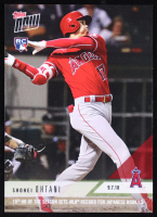 Shohei Ohtani 2018 Topps Now #697 RC at PristineAuction.com