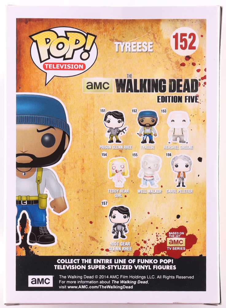 Chad Coleman Signed "The Walking Dead" #152 Tyreese Funko Pop! Vinyl Figure (JSA) at PristineAuction.com Chad Coleman Signed "The Walking Dead" #152 Tyreese Funko Pop! Vinyl Figure (JSA) at PristineAuction.com