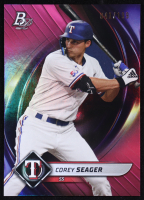 Corey Seager 2022 Bowman Platinum Pink #50 #041/199 RC at PristineAuction.com