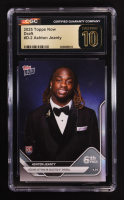 Ashton Jeanty 2025 Topps Now Draft #D2 RC (CGC 10 | Pristine Black Label) at PristineAuction.com