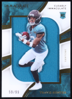 Travis Hunter 2025 Immaculate Collection Clearly Immaculate Rookie Jerseys #36 RC #59/99 at PristineAuction.com