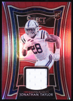 Jonathan Taylor 2020 Select Rookie Swatches Prizm Red #16 RC at PristineAuction.com