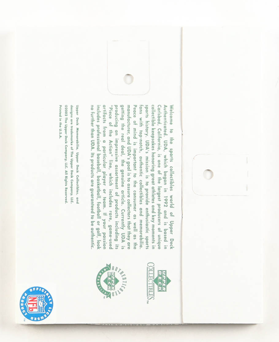 Kurt Warner LE Rams Custom Framed Photo Display with Game-Used Football Piece (UDA) at PristineAuction.com Kurt Warner LE Rams Custom Framed Photo Display with Game-Used Football Piece (UDA) at PristineAuction.com