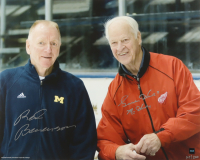 Red Berenson & Gordie Howe Signed "Legends" 16x20 Photo Inscribed "Mr. Hockey" (COJO) at PristineAuction.com