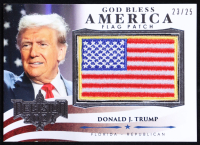 Donald J. Trump 2024-25 Decision 2024 God Bless America Flag Patches Update #U1 #23/25 at PristineAuction.com