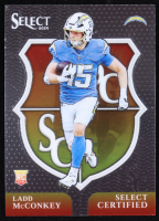 Ladd McConkey 2024 Select Select Certified Rookies #16 RC at PristineAuction.com