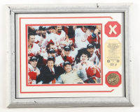 Red Wings Custom Framed Game-Used Net Piece Display (Highland Mint) at PristineAuction.com