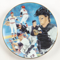 Carlton Fisk "7227" LE Red Sox 1992 Ceramic Plate (Gartlan) at PristineAuction.com