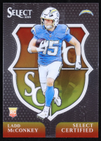 Ladd McConkey 2024 Select Select Certified Rookies #16 RC at PristineAuction.com