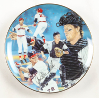 Carlton Fisk "7227" LE Red Sox 1992 Ceramic Plate (Gartlan) at PristineAuction.com