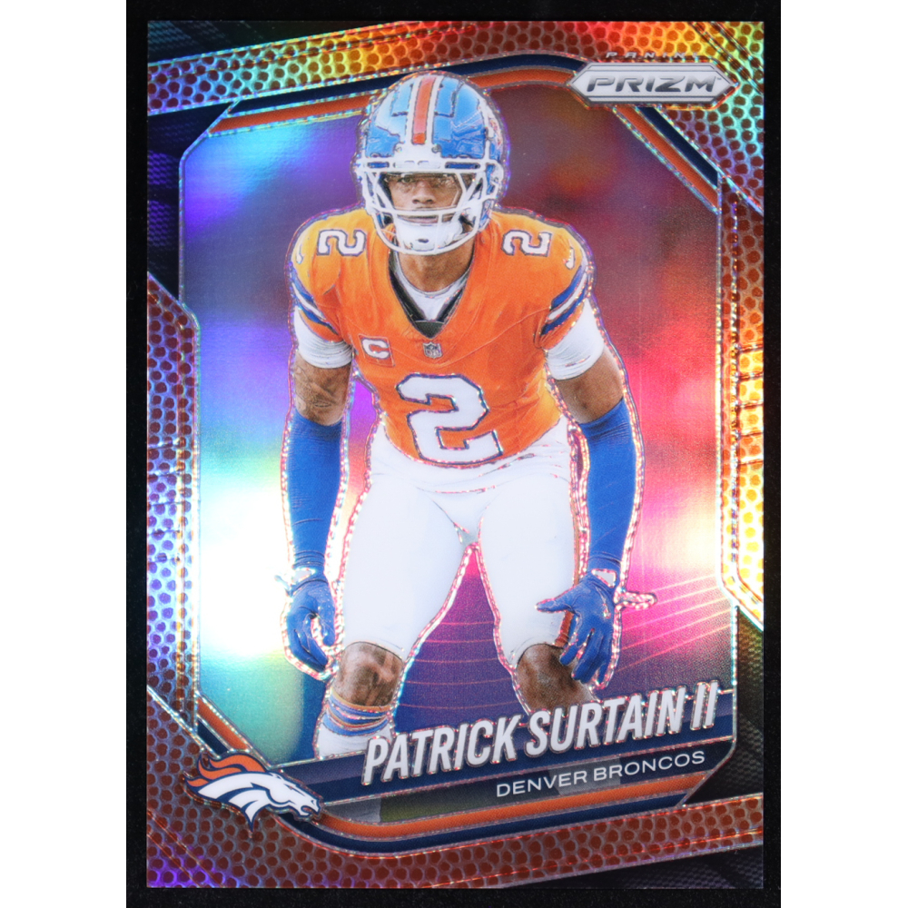 Patrick Surtain II 2025 Panini Prizm Pigskin #97 #055/180 at PristineAuction.com