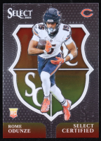 Rome Odunze 2024 Select Select Certified Rookies #10 RC at PristineAuction.com