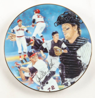 Carlton Fisk "7227" LE Red Sox 1992 Ceramic Plate (Gartlan) at PristineAuction.com