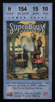 1999 Super Bowl XXXIII Original Game Ticket at PristineAuction.com