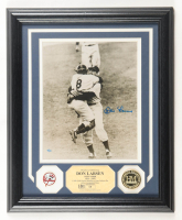 Don Larsen Signed Yankees Custom Framed Matted Photo Display (Highland Mint) at PristineAuction.com