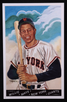 Willie Mays 1990 Perez-Steele Galleries Post Card #12 #1,105/10,000 at PristineAuction.com