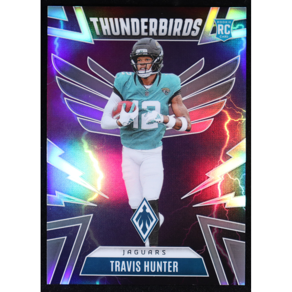 Travis Hunter 2025 Panini Phoenix Thunderbirds #22 RC at PristineAuction.com