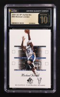 Michael Jordan 2001-02 SP Authentic #90 (CGC Pristine 10) at PristineAuction.com