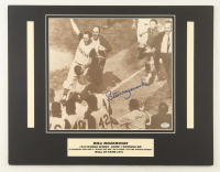 Bill Mazeroski Signed Pirates 14x18 Custom Matted Photo Display (Stacks of Plaques) at PristineAuction.com