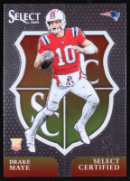 Drake Maye 2024 Select Select Certified Rookies #3 RC at PristineAuction.com