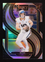 Bo Nix 2024 Select Prizm Silver Die Cut #117 RC at PristineAuction.com