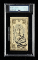 Danielle Radcliffe Signed "Harry Potter" Platform 9 3/4 Ticket (PSA) at PristineAuction.com