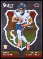 Rome Odunze 2024 Select Select Certified Rookies #10 RC at PristineAuction.com