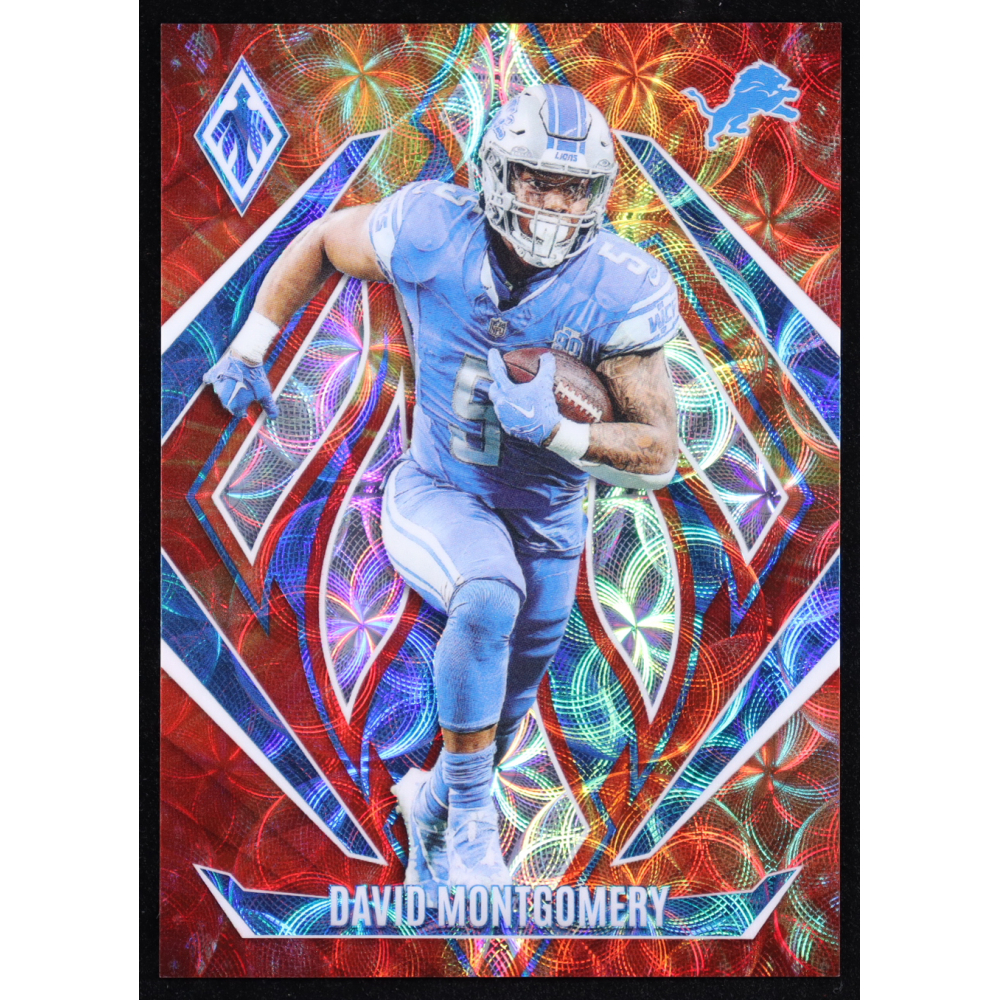 David Montgomery 2024 Panini Phoenix FireBurst #37 #285/350 at PristineAuction.com