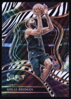 Mikal Bridges 2023-24 Select Prizms Zebra #234 at PristineAuction.com